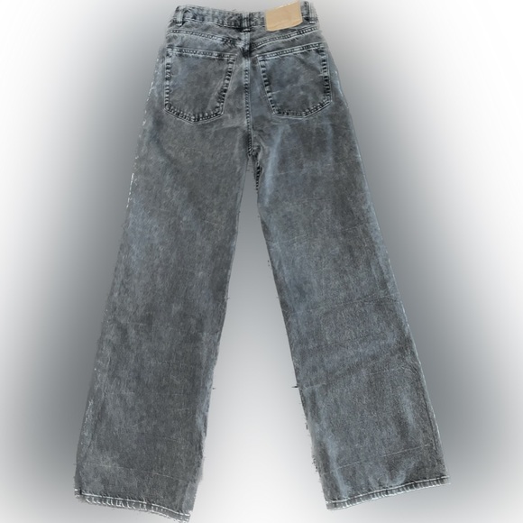 Black Wide Leg Jeans - Picture 2 of 2